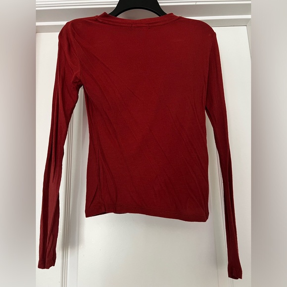 Women’s Small Burnt Orange Sheer Sweater! - Picture 3 of 8